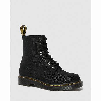 Dr Martens Női 1460 Pascal Glitter Bakancs Fekete